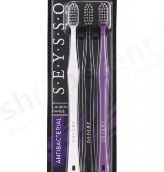 seysso carbon 3 pak szczoteczki wegiel aktywny biale zeby paski crest
